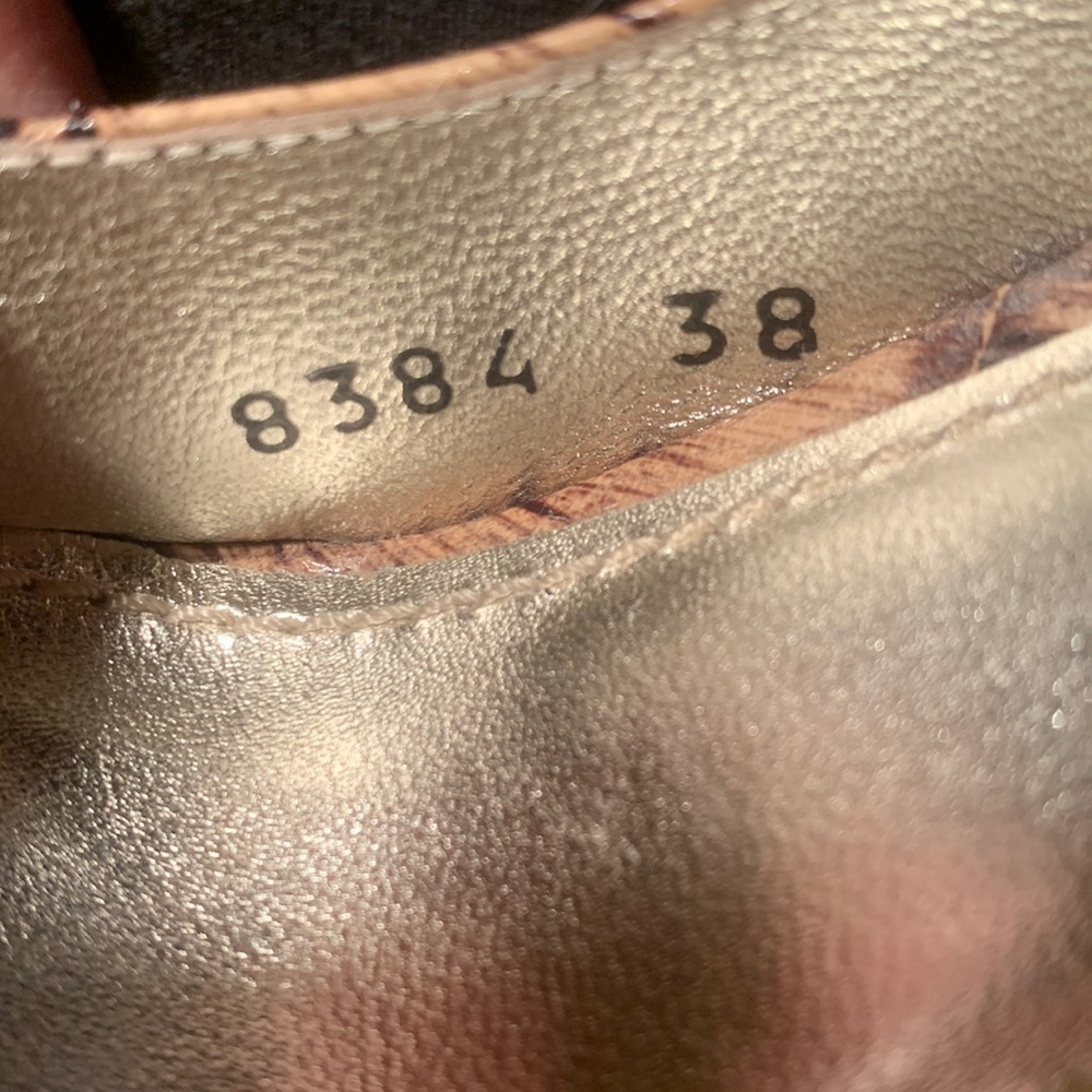 DOLCE & GABBANA eel stilettos heels, tan/brown. Did you hear? Eel's the deal! 38 - Picture 13 of 16